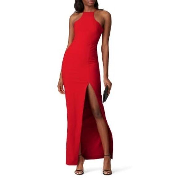 Likely Dresses & Skirts - LIKELY Women's Red Rocco Sleeveless High Side Slit  Gown Dress Size 2